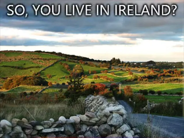 In this picture at the top we have grass, mountains and greenery & in the bottom image we have...