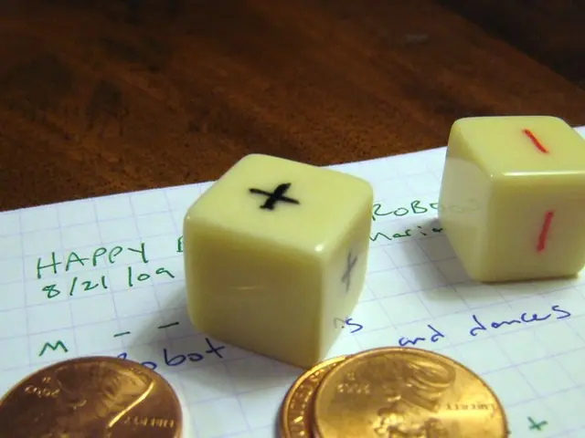 In this image, we can see a white color paper, there are some golden color coins.